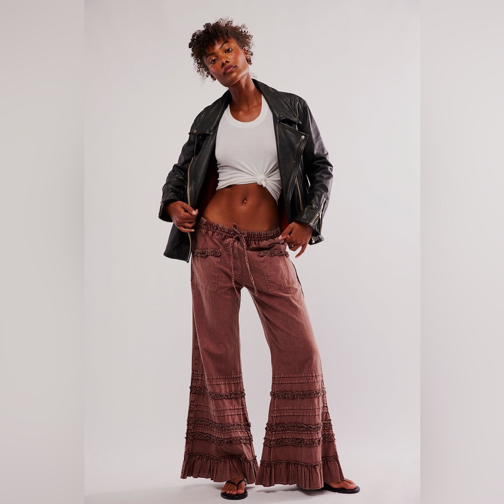 Free people Boho Wide-Leg pants